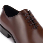 Sapato Masculino Social Oxford Wholecut Fascar Marrom em Couro