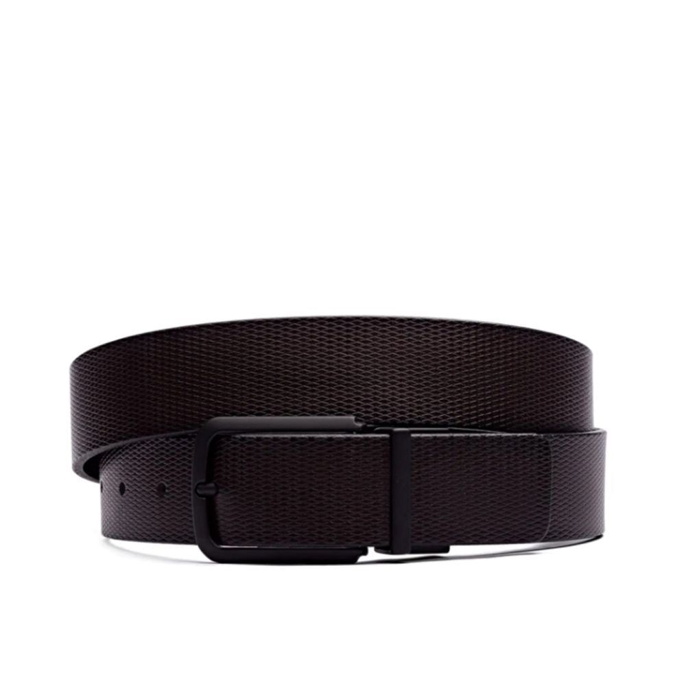 Cinto Masculino Casual Fascar Dupla Face Em Couro