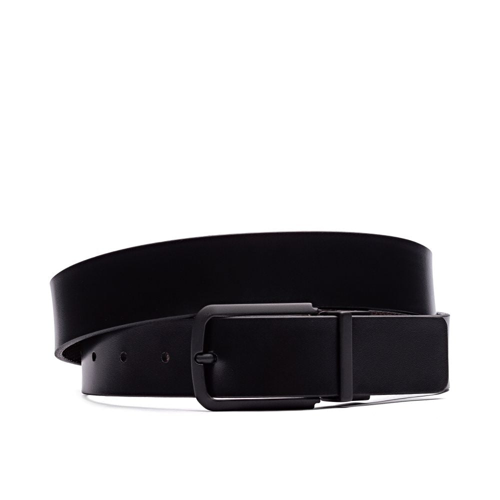 Cinto Masculino Casual Fascar Dupla Face Em Couro