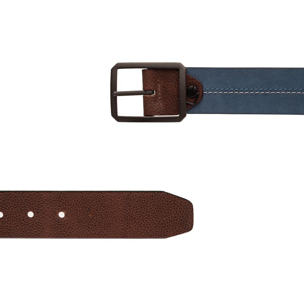 Cinto Masculino Casual Fascar Dupla Face Em Couro