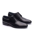 Sapato Masculino Social Fascar Derby Preto Em Couro