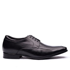 Sapato Masculino Social Fascar Airtech Derby Preto Em Couro