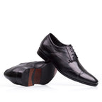 Sapato Masculino Social Fascar Airtech Derby Cap Toe Em Couro