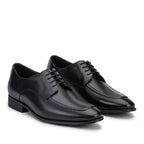 Sapato Masculino Social Fascar Airtech Derby Preto Em Couro