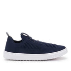 Tênis Masculino Casual Fascar Izi Azul-Marinho Em Knit