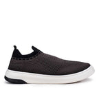 Tênis Masculino Casual Fascar Izi Cinza Em Knit
