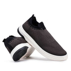 Tênis Masculino Casual Fascar Izi Cinza Em Knit