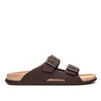 Chinelo Masculino Fascar com Tiras Ajustáveis Marrom em Borracha