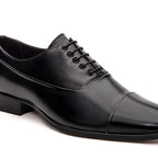 Sapato Masculino Social Fascar Oxford Preto em Couro