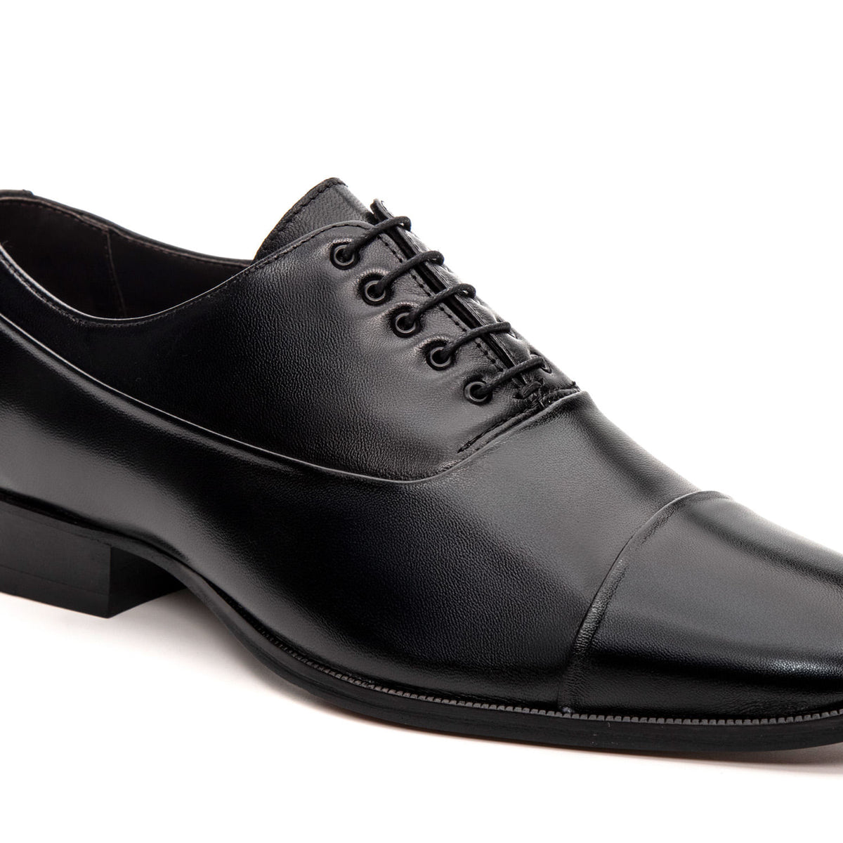 Sapato Masculino Social Fascar Oxford Preto em Couro