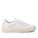 Tênis Masculino Casual Fascar Almada Branco Em Couro