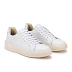 Tênis Masculino Casual Fascar Almada Branco Em Couro