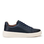 Tênis Masculino Casual Fascar Almada Azul Em Couro