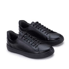 Sapatênis Masculino Casual Fascar Braga Preto Em Couro