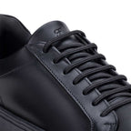 Sapatênis Masculino Casual Fascar Braga Preto Em Couro