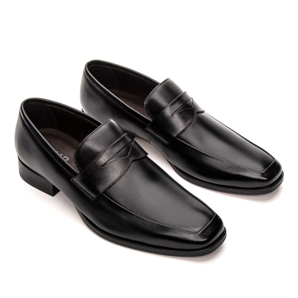 Mocassim Masculino Social Fascar Penny Loafer Preto em Couro