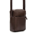Bolsa Masculina Shoulder Bag Fascar Marrom em Couro
