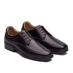 Sapato Masculino Social Fascar Lite Derby Preto em Couro