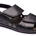 Sandália Masculina Fascar Lite Preto em Couro