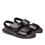 Sandália Masculina Fascar Lite Preto em Couro