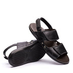 Sandália Masculina Fascar Lite Preto em Couro