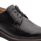 Sapato Social Masculino Fascar Extralight Derby Preto Em Couro