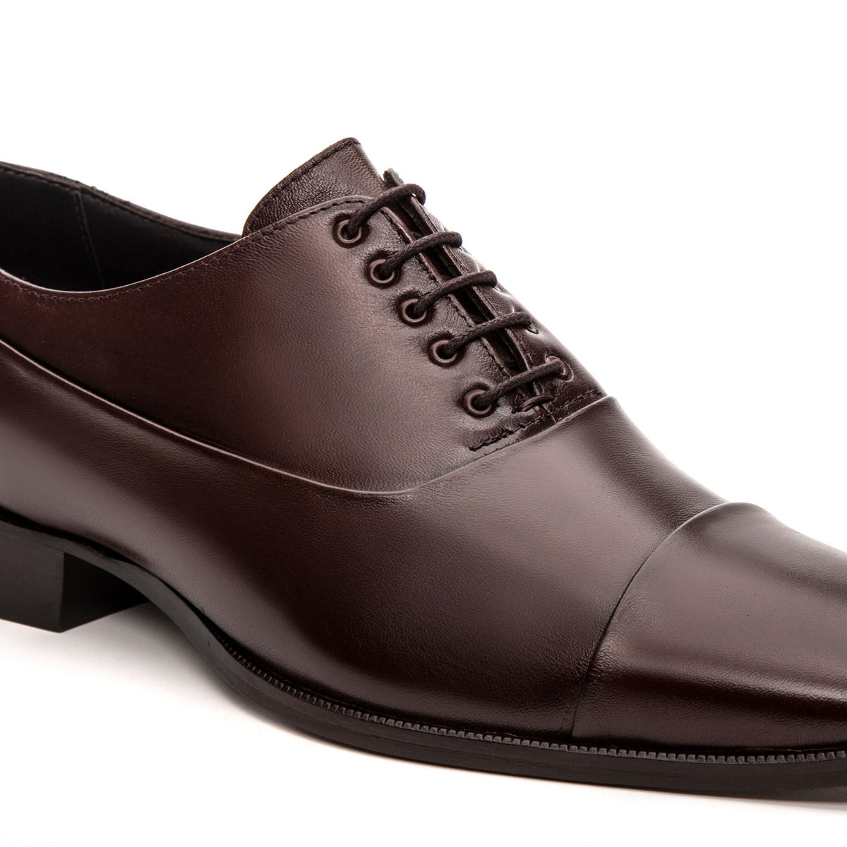 Sapato Masculino Social Fascar Oxford Marrom em Couro