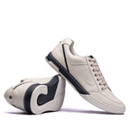 Sapatênis Masculino Casual Fascar Izi Branco Em Couro