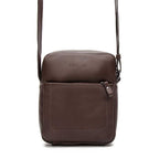 Bolsa Masculina Shoulder Bag Fascar Marrom em Couro