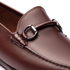 Mocassim Argentino Masculino Casual Fascar Marrom Em Couro