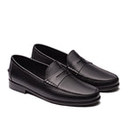 Mocassim Argentino Masculino Casual Fascar Penny Loafer Preto Em Couro
