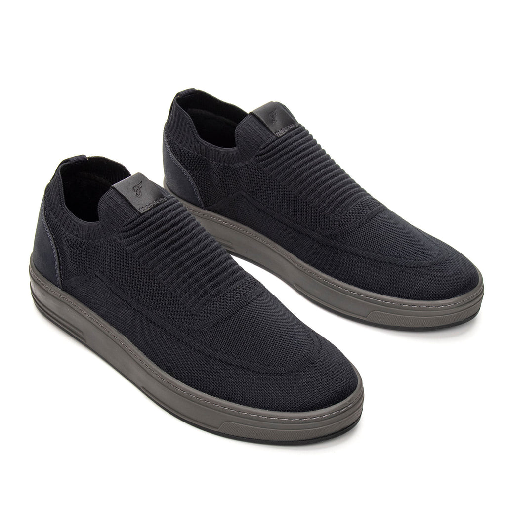 Tênis Casual Masculino Fascar IZI Cinza em Knit