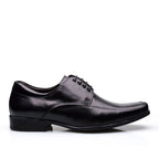 Sapato Masculino Social Fascar Derby Preto Em Couro