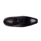 Sapato Masculino Social Fascar Derby Preto Em Couro