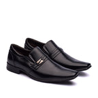 Mocassim Masculino Social Fascar Lite Preto Em Couro