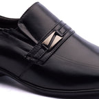 Mocassim Masculino Social Fascar Lite Preto Em Couro