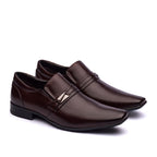 Mocassim Masculino Social Fascar Lite Marrom Em Couro
