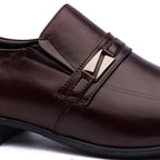 Mocassim Masculino Social Fascar Lite Marrom Em Couro