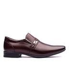 Mocassim Masculino Social Fascar Lite Marrom Em Couro