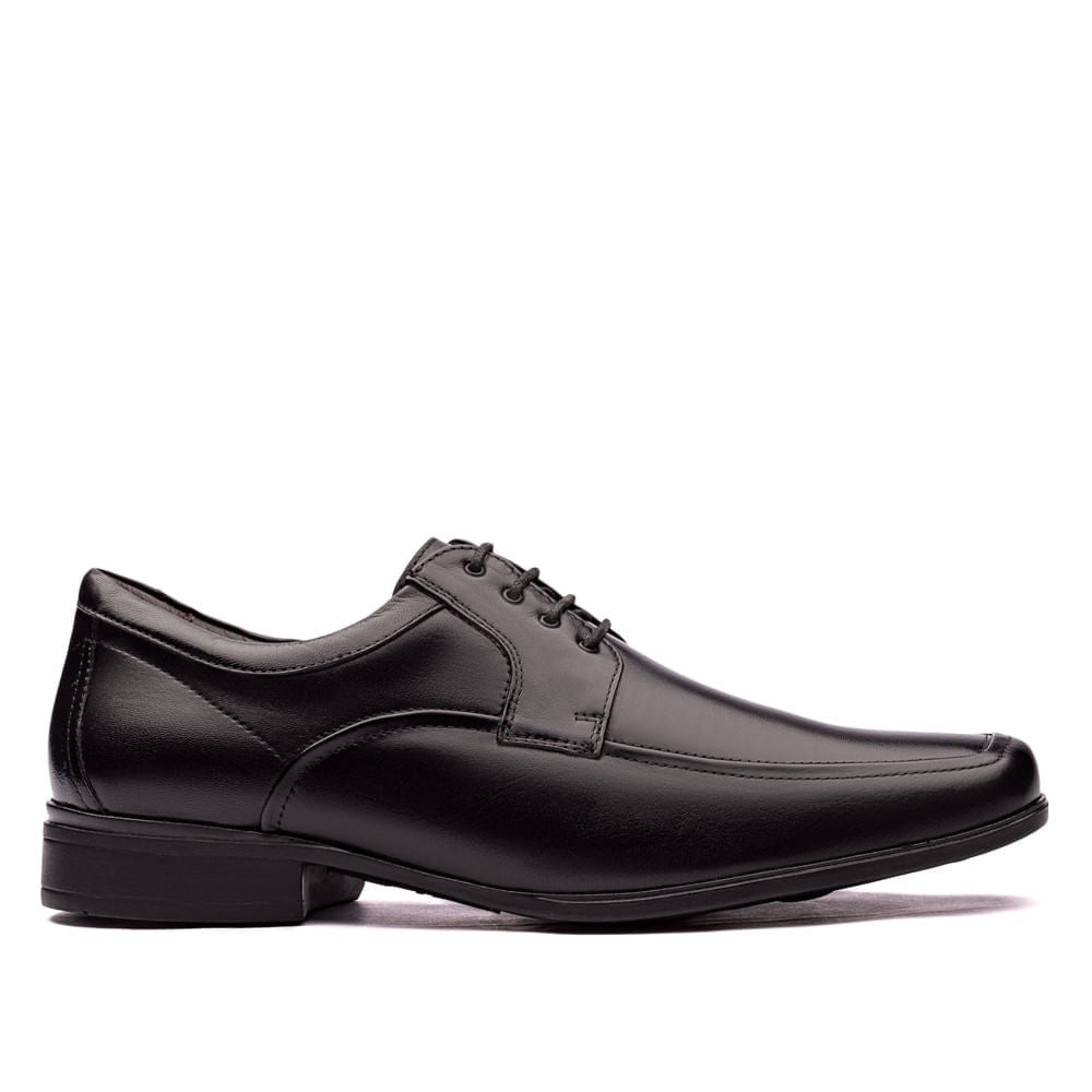 Sapato Masculino Social Fascar Active Air Flow Derby Em Couro