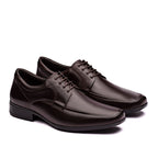Sapato Masculino Social Fascar Active Air Flow Derby Em Couro