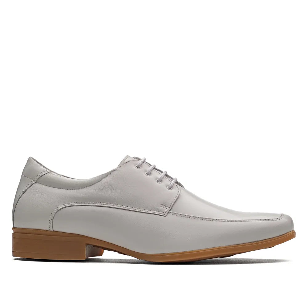 Sapato Masculino Casual Fascar Active Air Flow Branco Em Couro