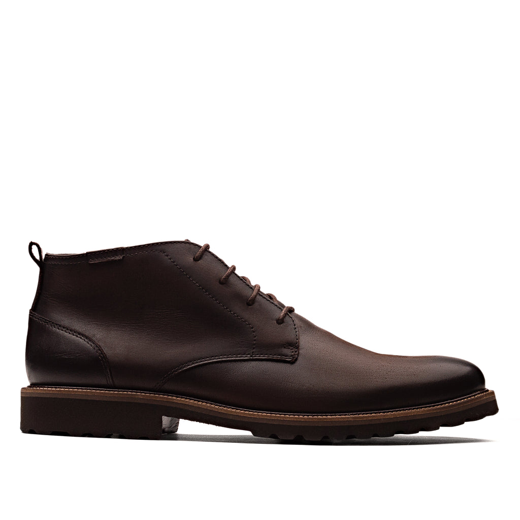 Bota Masculina Casual Fascar Lite Marrom Em Couro