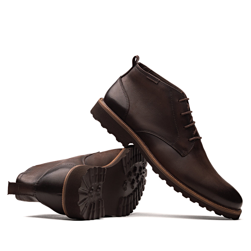 Bota Masculina Casual Fascar Lite Marrom Em Couro