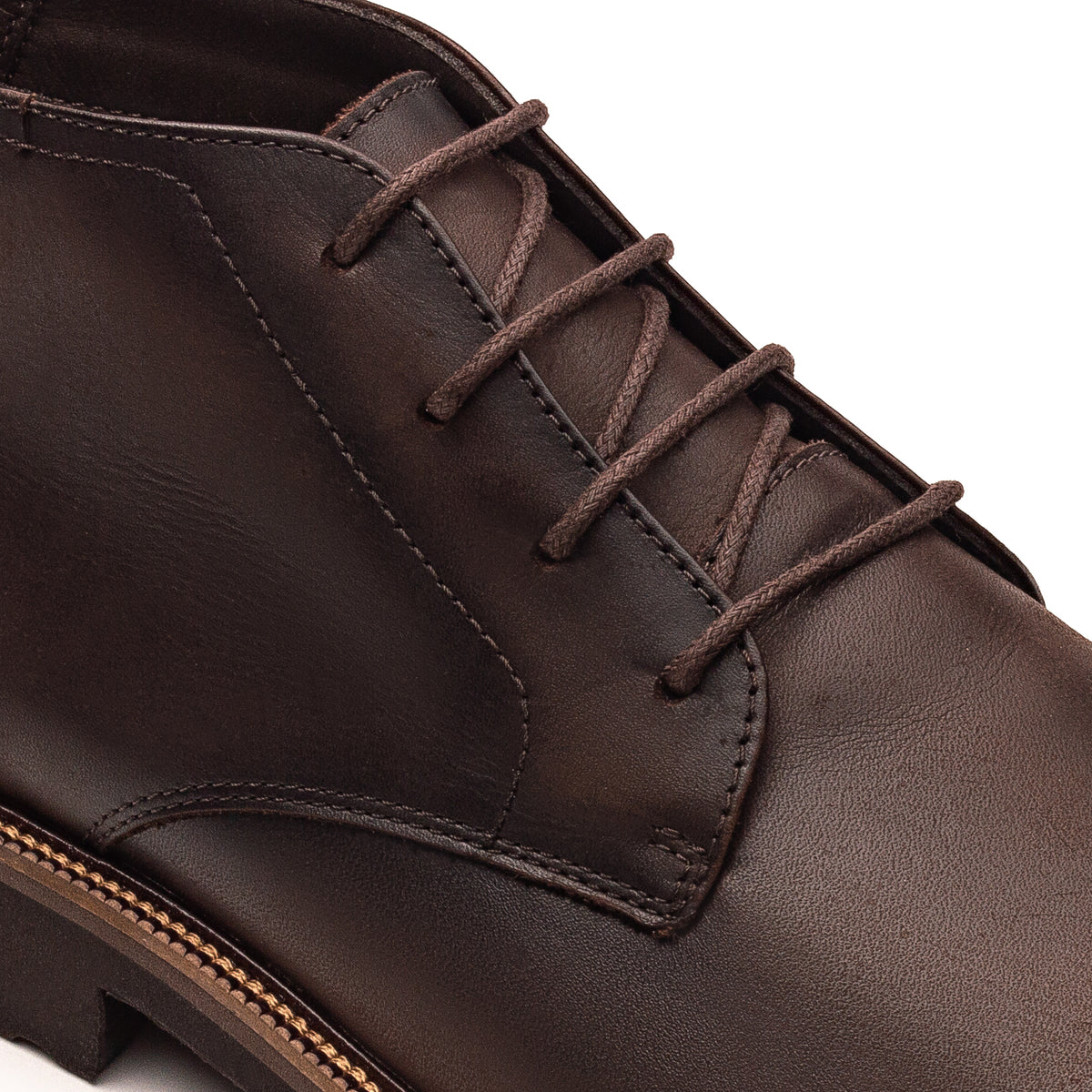 Bota Masculina Casual Fascar Lite Marrom Em Couro