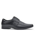 Sapato Masculino Social Fascar Lite Derby Preto Em Couro