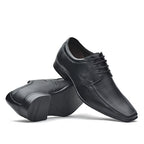 Sapato Masculino Social Fascar Lite Derby Preto Em Couro