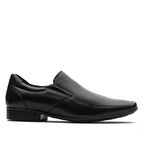 Mocassim Masculino Social Fascar Preto Em Couro