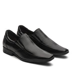 Mocassim Masculino Social Fascar Preto Em Couro