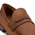 Mocassim Masculino Casual Fascar Marrom Em Couro